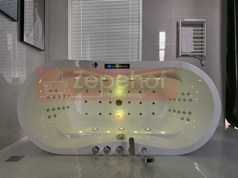 PIĘKNA OWALNA WANNA Z HYDROMASAŻEM 170X80 z 1 ODLEW GRZAŁKA zdjęcie 19