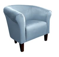 Fotel Milo nogi venge szary błękit BL06