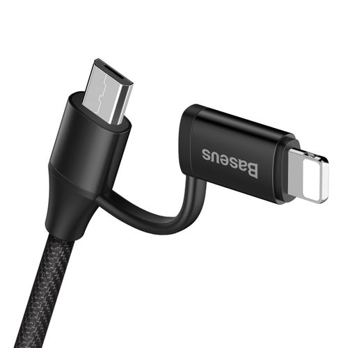 Kabel 2w1 micro USB +Lightning Iphone Baseus Yiven na Arena.pl
