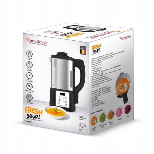 BLENDER KIELICHOWY MIKSER DO GOTOWANIA ZUPY ZUPOWAR SOUP MAKER 1,6L 1000W na Arena.pl