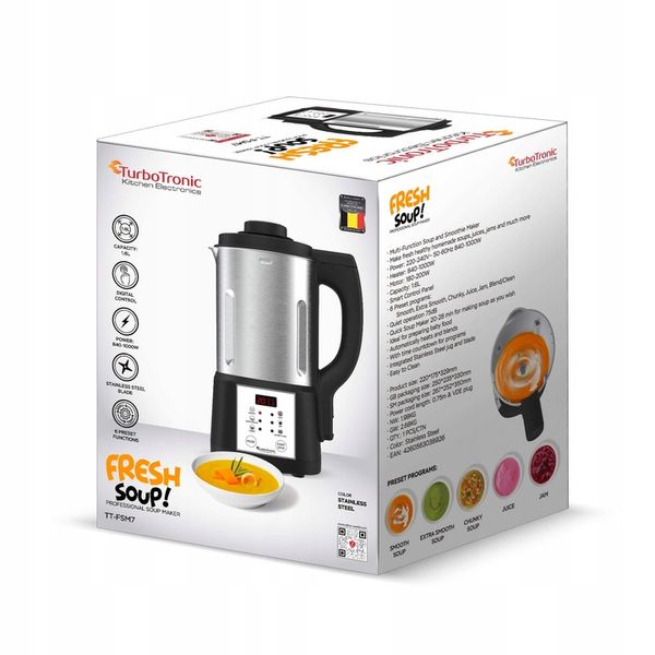 BLENDER KIELICHOWY MIKSER DO GOTOWANIA ZUPY ZUPOWAR SOUP MAKER 1,6L 1000W zdjęcie 11