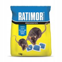 Trutka na myszy i szczury ratimor brodifakum pasta 1 kg 29 ppm