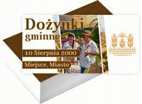 Wizytówki firmowe 200 szt RÓŻNE WZORY do wyboru DOŻYNKI GMINNE