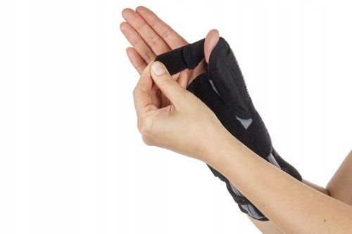 STABILIZATOR NADGARSTKA DŁONI OBEJMUJĄCY KCIUK ORTEZA STAWU NADGARSTKOWEGO na Arena.pl