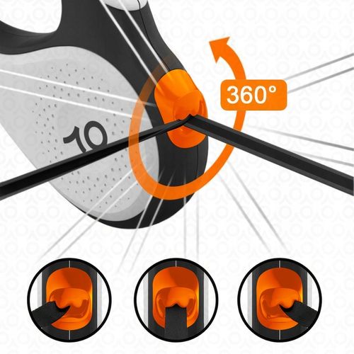 MAŁY PIES do 15 KG - SMYCZ AUTOMATYCZNA dla PSA / LEKKA , TAŚMA + POJEMNIK na Arena.pl