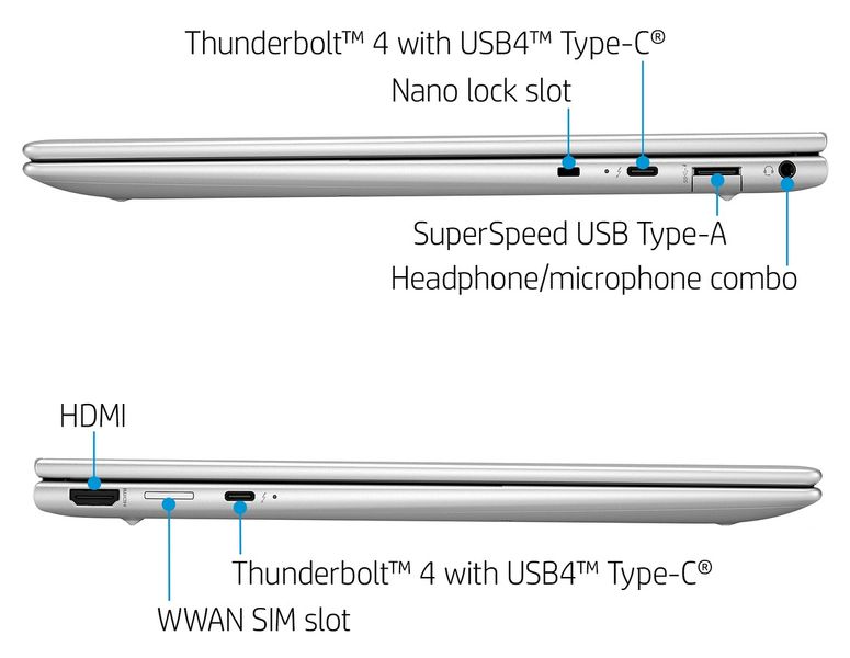 Dotykowy HP Elite Dragonfly G3 13.5" WUXGA+ IPS Intel Core i5-1245U 10-rdzeni 16GB DDR5 256GB SSD NVMe Windows 11 Pro zdjęcie 7