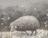 Plakat 50x40cm Bujna Owca