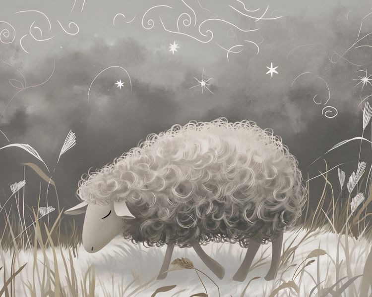 Plakat 50x40cm Bujna Owca zdjęcie 1