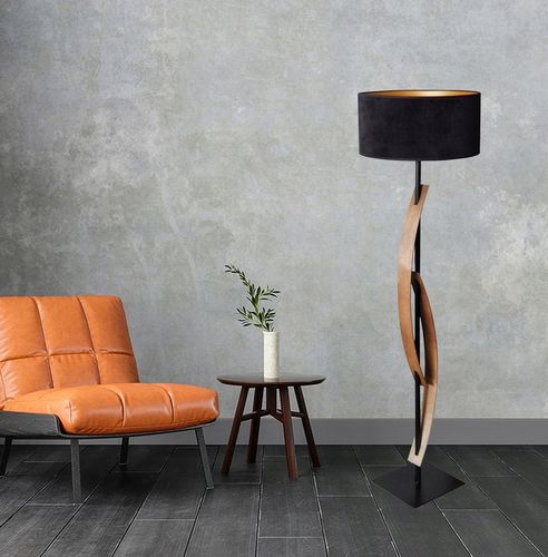 LAMPA PODŁOGOWA DO SALONU POKOJU SYPIALNI STOJĄCA LED ABAŻUR OZDOBNA na Arena.pl