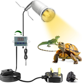 Lampa Grzewcza Terrarium E27 Uva Uvb Zwierząt Akwariowe Termostat Kontroler