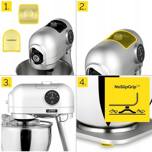 Robot kuchenny Planetarny Yoer Wielofunkcyjny 2200W misa 5,5L +39 na Arena.pl