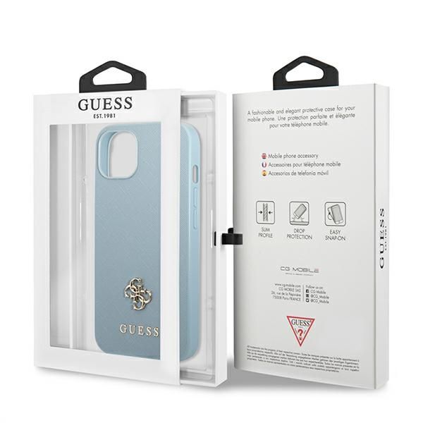 Etui Guess do iPhone 13 mini, Niebieski zdjęcie 8