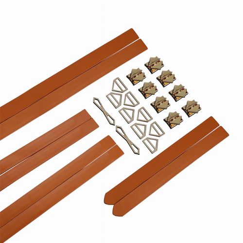 zestaw do krępowania 8-bondage-straps restraint set brown lockink na Arena.pl