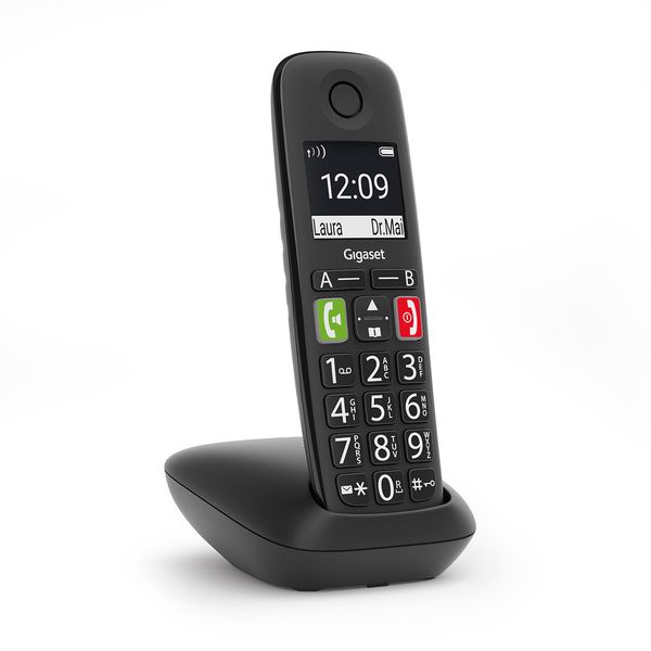 Telefon stacjonarny GIGASET E290 Czarny zdjęcie 2