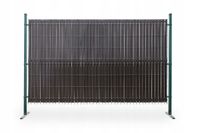 Osłona do paneli ogrodzeniowych 123 x 250 cm brąz