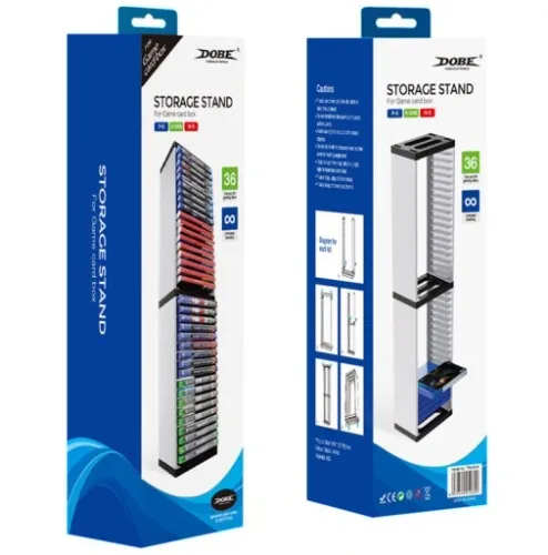 Stojak na gry Podstawka Półka na 36 gier do PS5, PS4, Xbox One, Xbox Series na Arena.pl