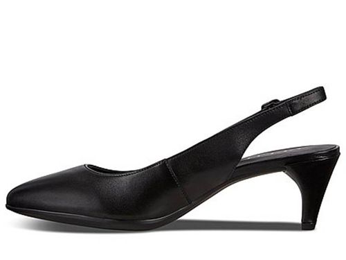 ECCO Czółenka damskie - Shape 45 Pointy Sleek - rozmiar 36 - czarne, skóra na Arena.pl