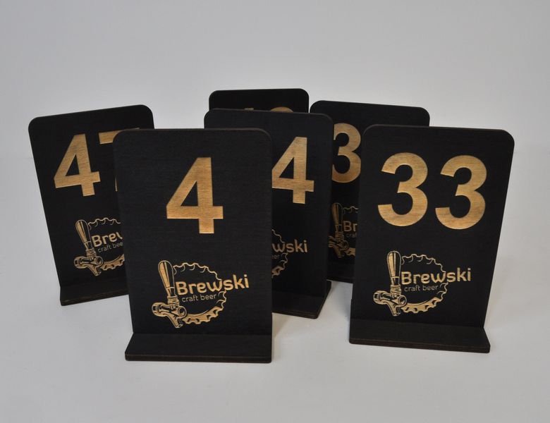 numerek numerki z logo na stolik do restauracji 10x15cm 10szt zdjęcie 9