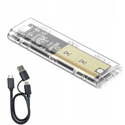 OBUDOWA NA DYSK NVME M2 SATA SSD ADAPTER NGFF M.2 USB 3.1 USB TYP-C 10 GBPS na Arena.pl