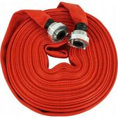 WĄŻ STRAŻACKI PARCIANY DO WODY SZAMBA SZYBKOZŁĄCZKA 1" 20 M