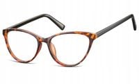 ZERÓWKI okulary OPRAWKI Kocie oko Korekcyjne marki SUNOPTIC + GRATISY