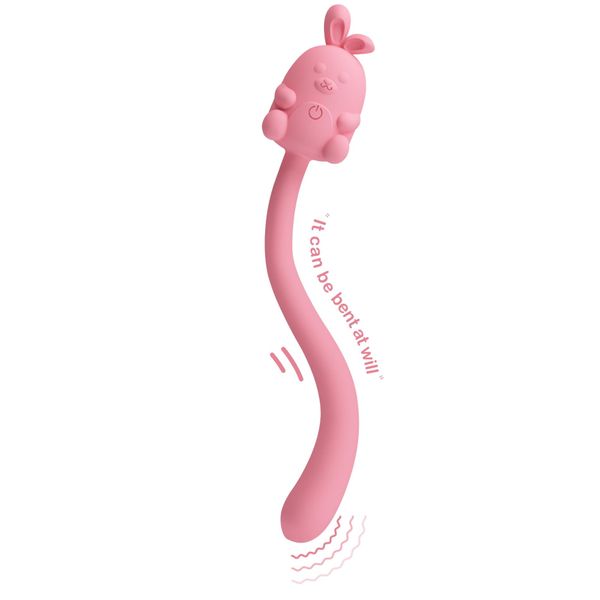 Cute Bunny, Flirting Stick, 7 Vibration Functions, Magnetic Usb Charging zdjęcie 3