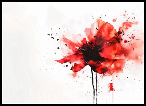 Plakat 70x50cm Płynna Akwarela na Arena.pl