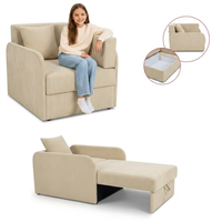 Łóżko dziecięce sofa kanapa beżowy welur sztruks Denis 3B Family Meble