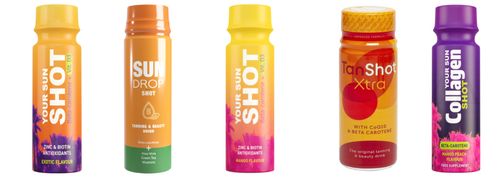 Zestaw 5x drinków do Opalania Shoty na Solarium Słońce D3 Collagen na Arena.pl