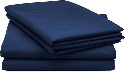 Poszewki 155x200cm i dwie 80x80cm mikrofaza granat na Arena.pl