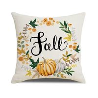 poszewka na poduszkę 45x45cm piękny druk jesień boho pod195