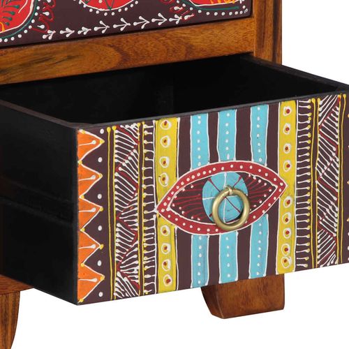 Szafka nocna 35x35x45 cm Drewno lite Akacja na Arena.pl