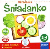 GRA PLANSZOWA UKŁADANKA ŚNIADANKO GRANNA