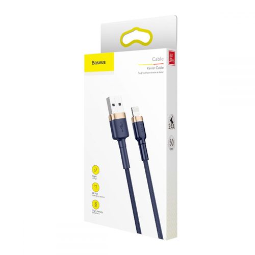 BASEUS CAFULE LIGHTNING CABLE 100CM NAVY BLUE/GOLD na Arena.pl