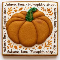 CIASTKO LUKROWANE PUMPKIN CLASSIC ROZ.XL POZIOM JESIEŃ RĘCZNIE ROBIONE