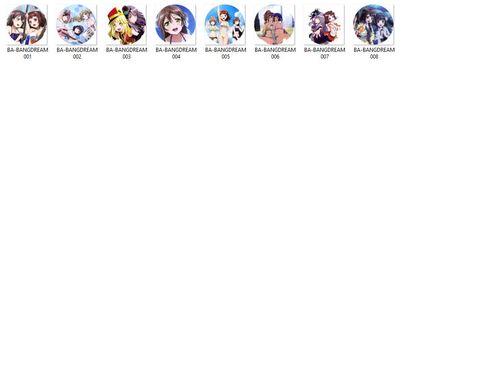 Przypinka BanG Dream! DO WYBORU na Arena.pl
