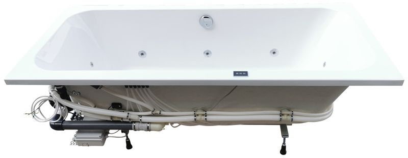 Wanna z hydromasażem prostokątna VESSA DUO 180x80 jacuzzi spa Polska zdjęcie 4