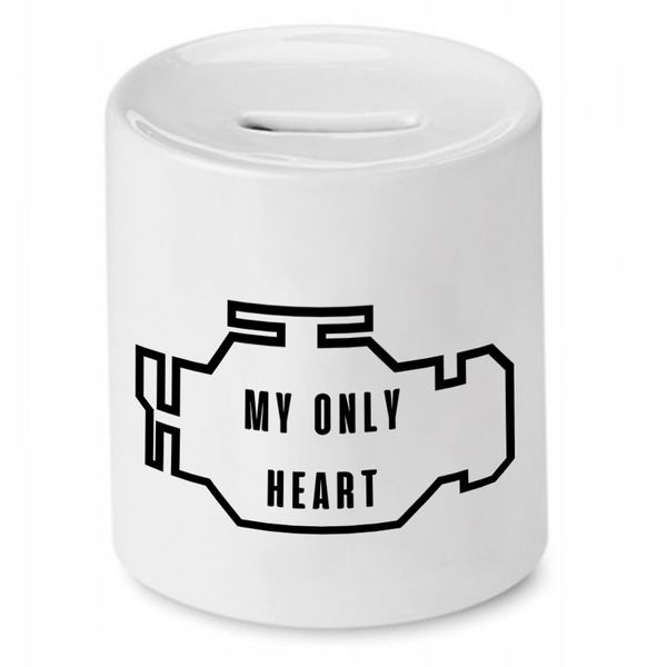 Skarbonka Dla Mechanika My Only Heart Prezent Z Nadrukiem Ze Zdjęciem zdjęcie 1
