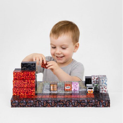 KLOCKI MAGNETYCZNE 160 ELEMENTÓW DLA DZIECI 3+ LAT KREATYWNE na Arena.pl