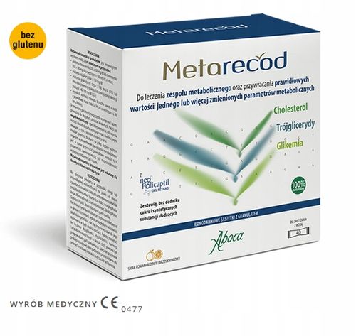 Aboca Metarecod Glikemia Cholesterol 40 saszetek na Arena.pl