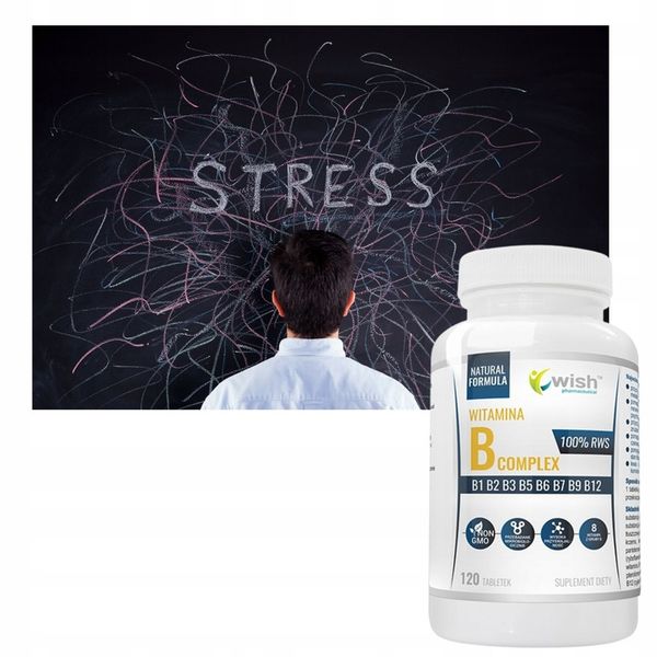 WITAMINA B Complex B1 B2 B3 B5 B6 B7 B9 B12 120szt zdjęcie 4