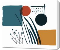 Obraz 70x60cm Przerys nad Treścią