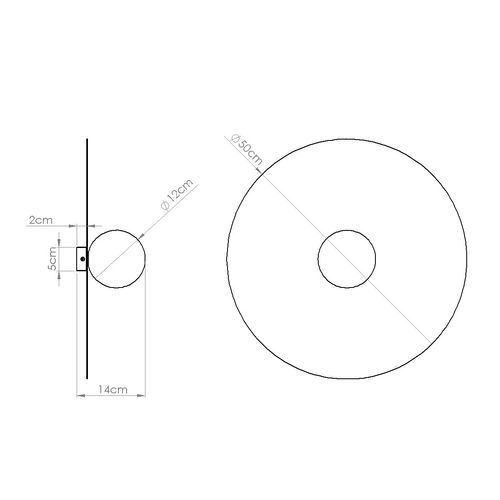 Kinkiet AKE 50 burgund na Arena.pl