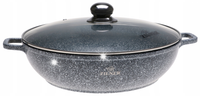 GARNEK Niski MARMUROWY 32cm WOK Indukcja 5,5l 7070