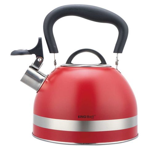 czajnik 1,8l z gwizdkiem kinghoff kh-1853 czerwony na Arena.pl