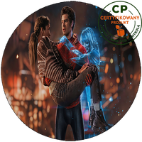 Opłatek na tort - Zendaya/Andrew Garfield