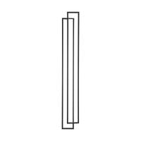 Lampa ścienna SYMMETRY-200 LED czarna 200 cm