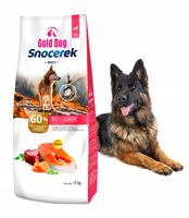 Karma dla owczarka Gold Dog Snocerek 15kg wołowina łosos na stawy