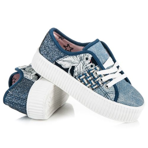 Trampki Na Platformie Abstract Print r.29 na Arena.pl