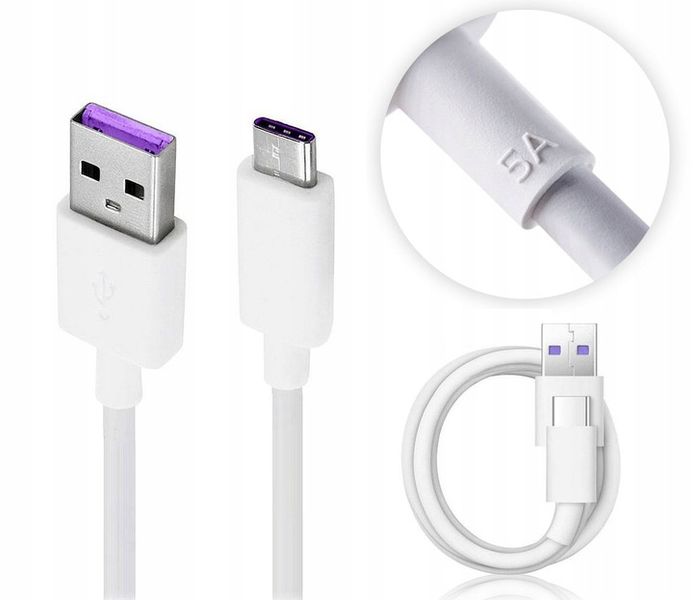 Oryginalny kabel Huawei AP71 4072007 USB-C 1M Biały zdjęcie 15